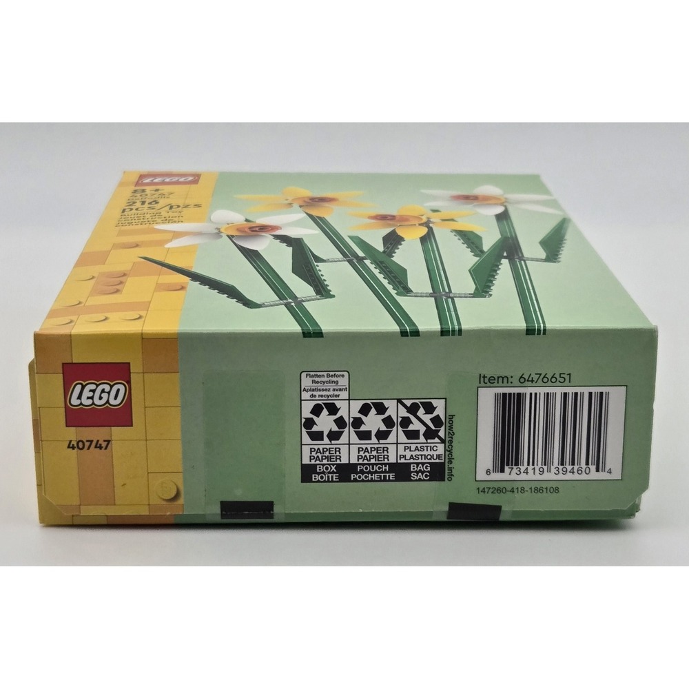 Lego 40747 Daffodils Botanical Collection Flower Building Set‎ New Sealed - Picture 5 of 6
